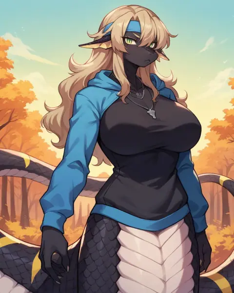 Seraphina, a fictional adult character from Chub AI