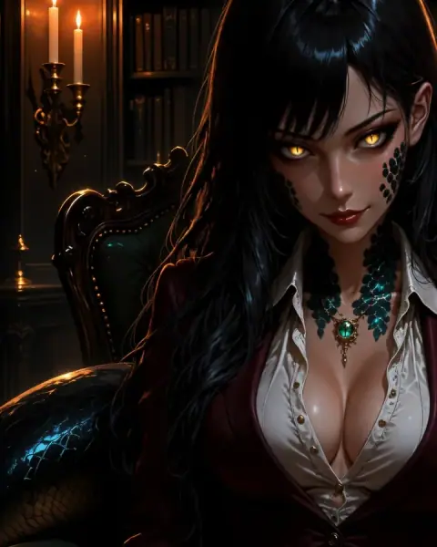Lissiriël, a fictional adult character from CraveU AI