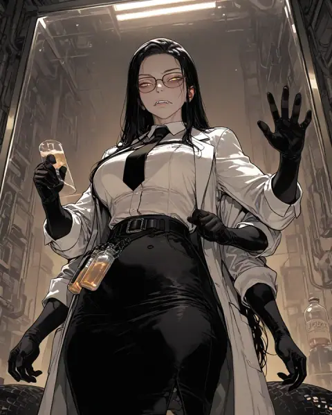 Synethis, a fictional adult character from CraveU AI