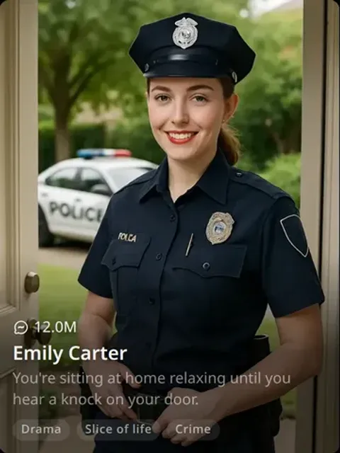 Emily Carter, AI character on Emochi