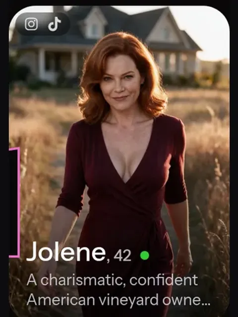 Jolene, AI character on Kupid AI
