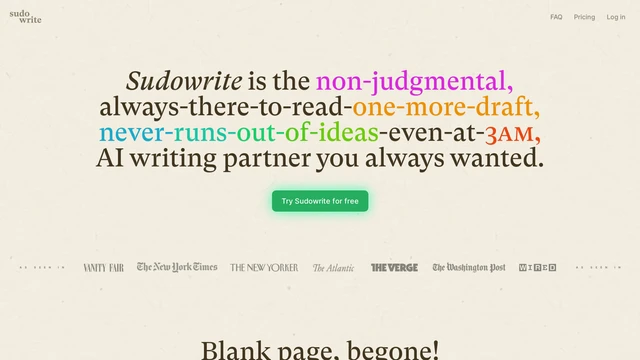 Sudowrite image