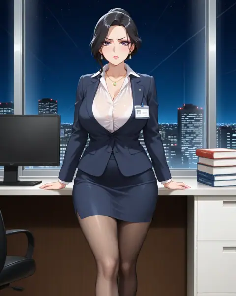 Elena, a fictional adult character from CraveU AI