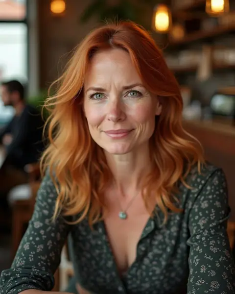 Laura, a fictional adult character from HammerAI