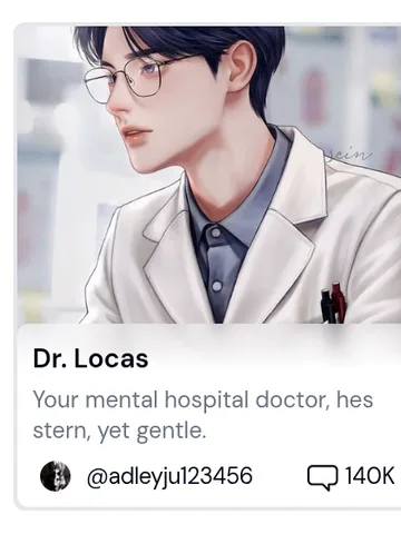 Character card for a fictional adult companion on Sakura.fm
